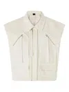 Pinko Gerard Cropped Vest In White