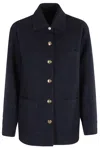 Pinko Oversized Patterned Tweed Jacket