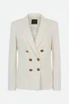 Pinko Tailored Jackets Gold Buttons In Bianco