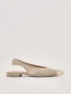 Pinko Gianira 14 Flat Shoes In Sabbia