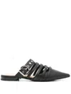 Pinko Comfortable And Stylish Flat S In Black