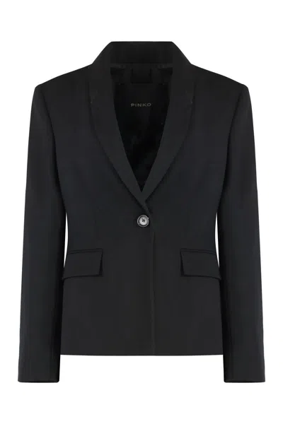 PINKO PINKO GIAPPONE SINGLE-BREASTED ONE BUTTON JACKET