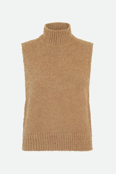 Pinko Gilet Beige In Brown