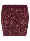 Pinko Gimme Skirts Bordeaux In Burgundy