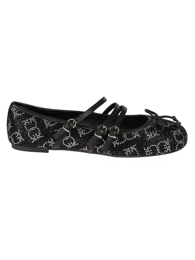 Pinko Gioai Ballerinas In Black