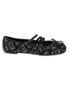 Pinko Gioai Ballerinas In Black