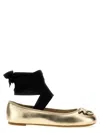 Pinko Golden Gioia 02 Ballet Flats In Gold