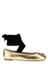 Pinko Golden Gioia 02 Ballet Flats In Gold