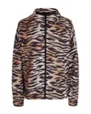 Pinko Multicolor Polyamide Shell Jacket In Brown