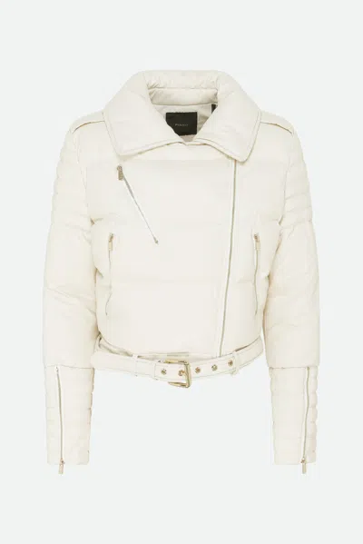 Pinko Giubbotto Avorio In Neutral