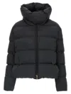 Pinko Quilted High-neck Puffer Jacket In Black