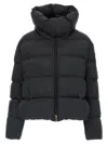 Pinko Quilted High-neck Puffer Jacket In Black