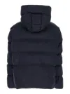 Pinko Quilted High-neck Puffer Jacket In Blue