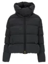Pinko Quilted High-neck Puffer Jacket In Black