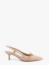 Pinko Gloria 05 Patent Leather Slingback In Pink