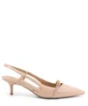 Pinko Gloria 60 Slingback Pumps In Pink