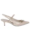 Pinko Gloria 18 Pointed Polyurethane Slingback In Multi