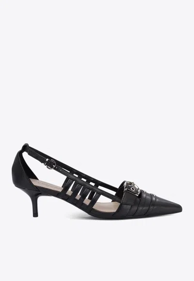Pinko Gloria 50 Nappa Leather Pumps In Black