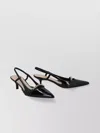 Pinko Gloria Patent Leather Slingback Pumps In Black