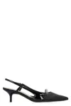 Pinko Gloria Patent Leather Slingback Pumps In Black