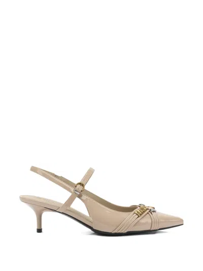 Pinko Gloria Slingback Pumps In White