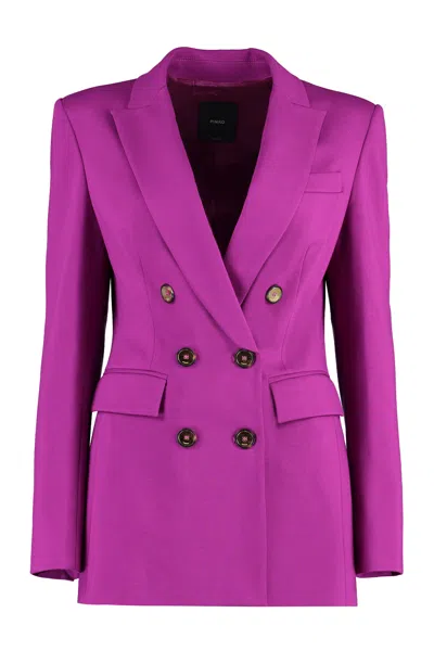 Pinko Women's Glorioso Double Breasted Blazer In Black