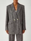 Pinko Gnocchetto Jacket In Gray