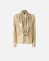 Pinko Walker Blouse In Beige/or