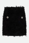 Pinko Gonna Mini Nera In Nero