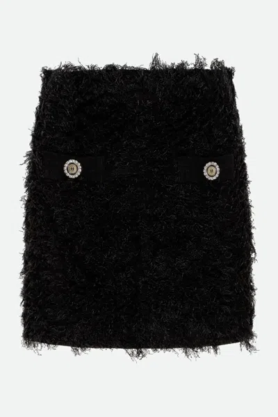 Pinko Gonna Mini Nera In Nero