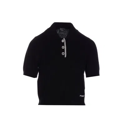 Pinko Gorgona Polo In Black