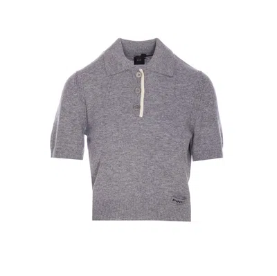 Pinko Gorgona Polo In Gray