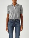 Pinko Gorgona Polo Lana Merinos Polo In Gray