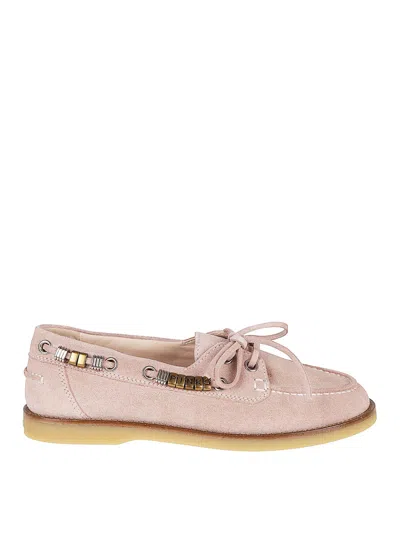 Pinko Grace 01 - Mocassino Cow Suede In Pink