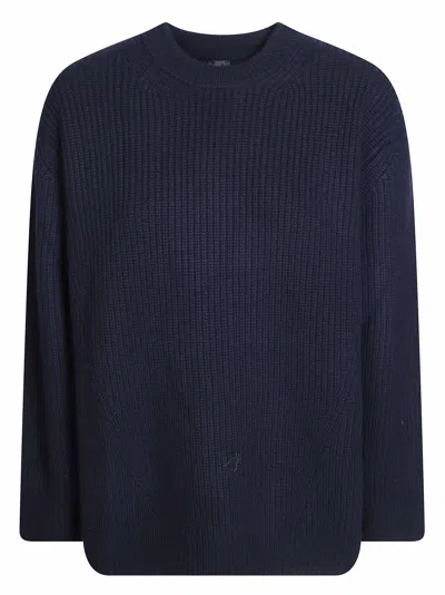 Pinko Gracidio Pure Wool Sweater In Blu