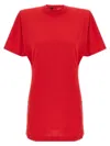 Pinko Belted Short Sleeve Dress With Round Neckline