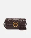 Pinko Quilted Birds-embellished Cross Body Bag