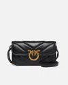 Pinko Baguette Model Shoulder Bag In Black