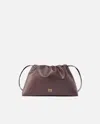 Pinko Large Shoulder Clutch In Leather With Love Birds Logo