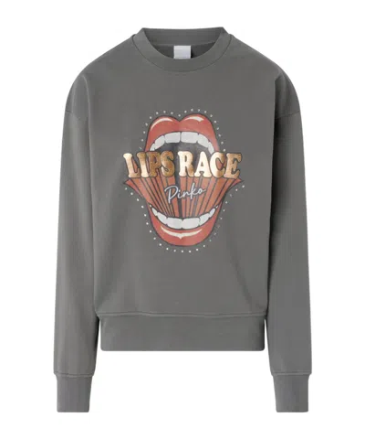 PINKO GRAPHIC-PRINT SWEATSHIRT