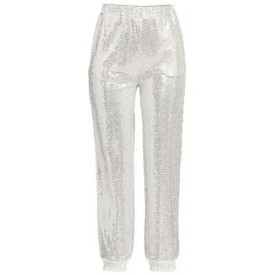 Pinko Gray Polyamide Jeans & Pant