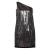 Pinko Gray Polyester Dress