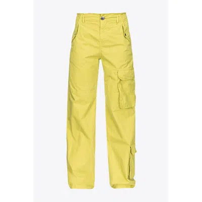 PINKO GREEN COTTON JEANS & PANT