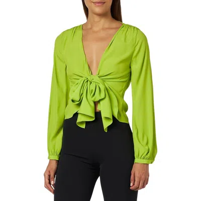 Pinko Green Haircalf Sweater