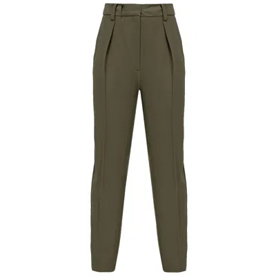 Pinko Polyester Jeans & Women's Pant In Green