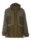 Pinko 'voltaire' Green Jacket With High Neck In Green