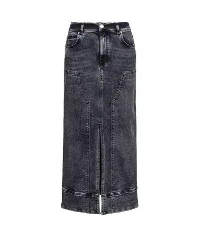 PINKO PINKO DENIM MAXI SKIRT