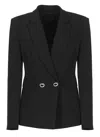 Pinko Metal-buttons Cady Blazer In Black