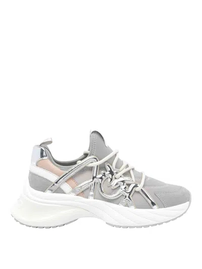 PINKO GREY ARIEL 01 SNEAKERS