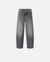 Pinko Estelle Egg Belt Loops Trousers In Gray